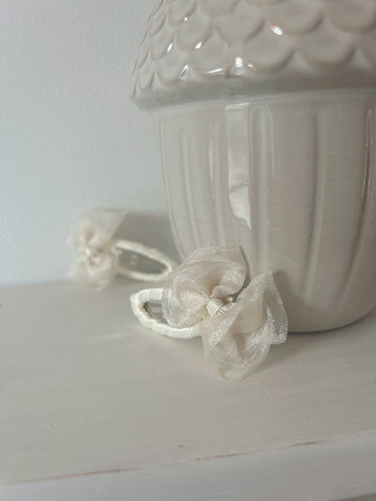 Dainty Dusky Bow Snap Clip Set image 1