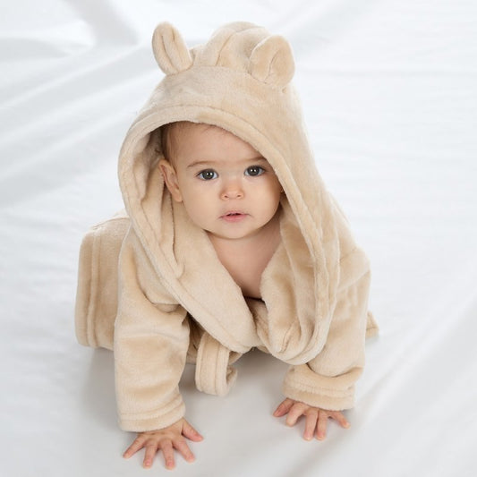 Baby Bear Hooded Fleece Dressing Gown image 0